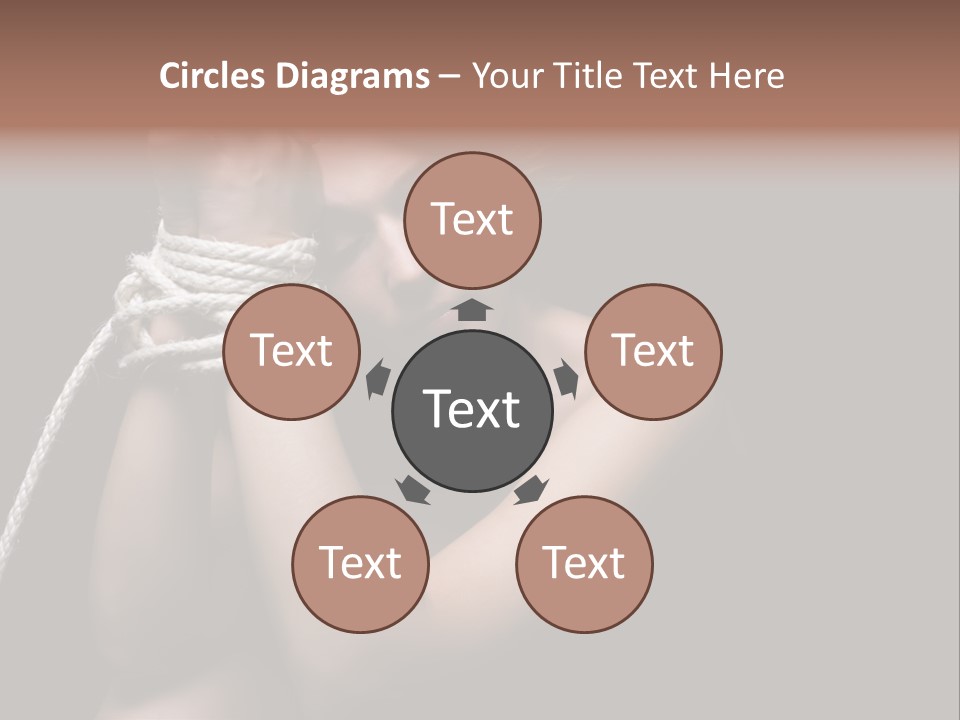 Sexual Pressure Black PowerPoint Template