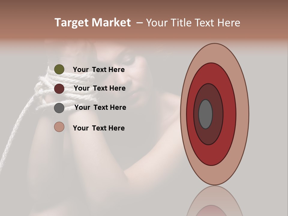 Sexual Pressure Black PowerPoint Template