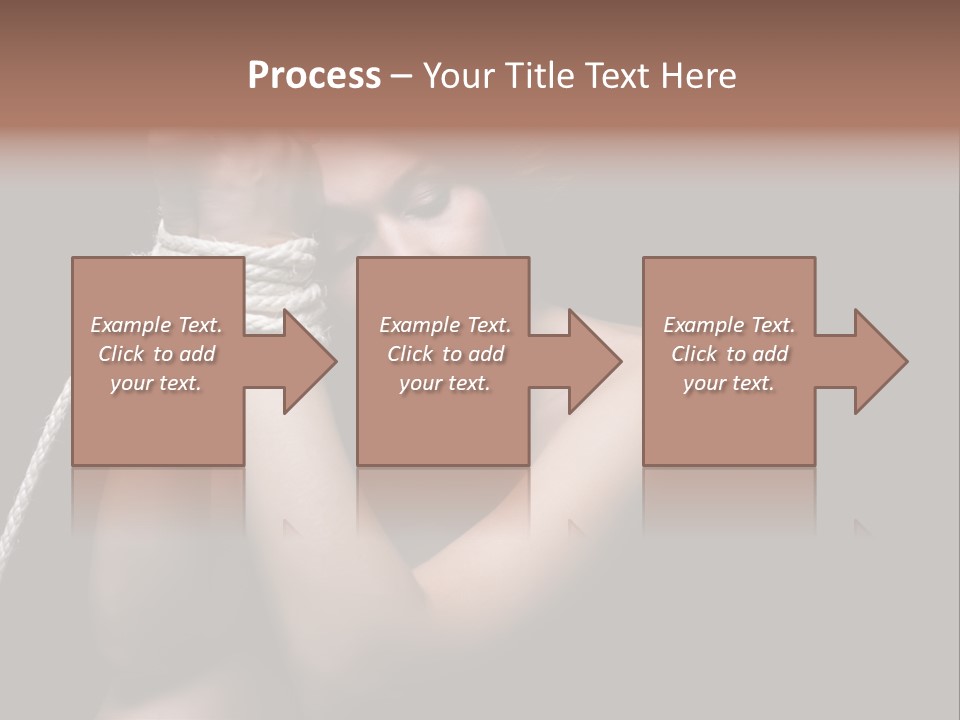 Sexual Pressure Black PowerPoint Template