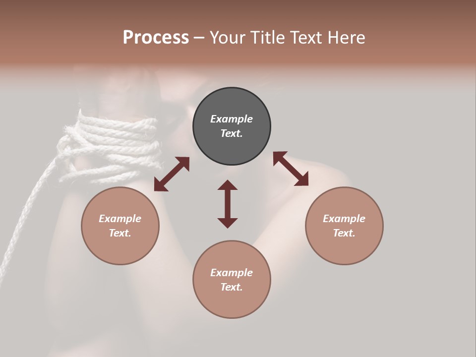 Sexual Pressure Black PowerPoint Template