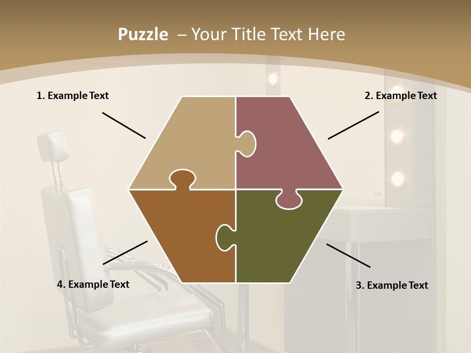 Hair Comfortable Health PowerPoint Template