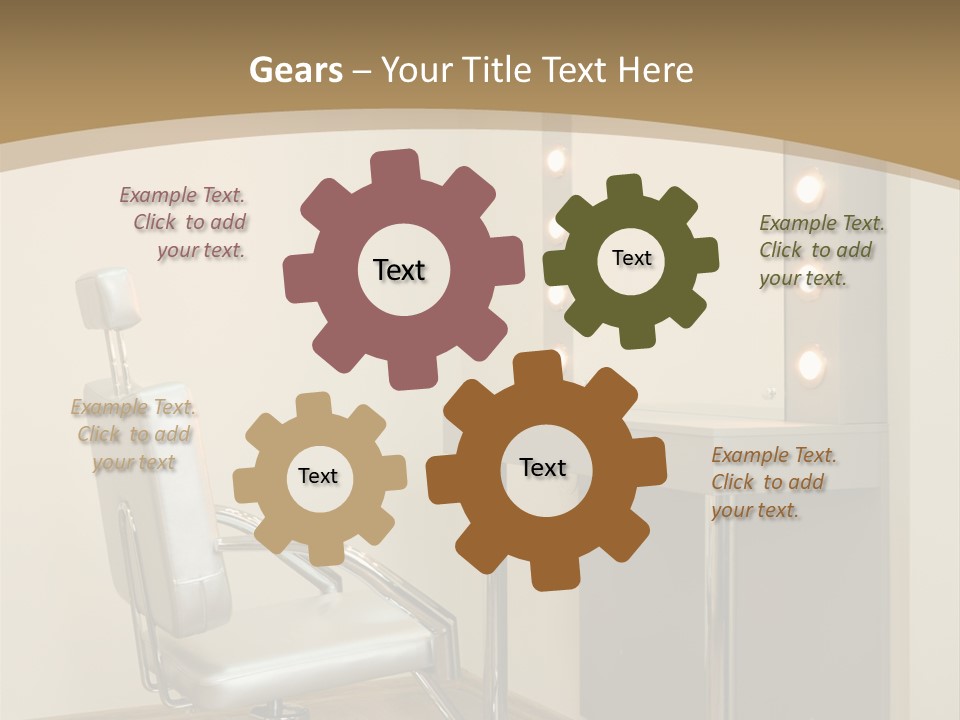 Hair Comfortable Health PowerPoint Template