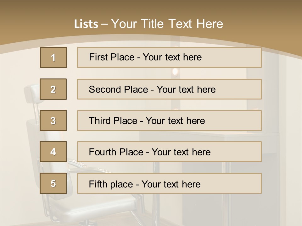 Hair Comfortable Health PowerPoint Template