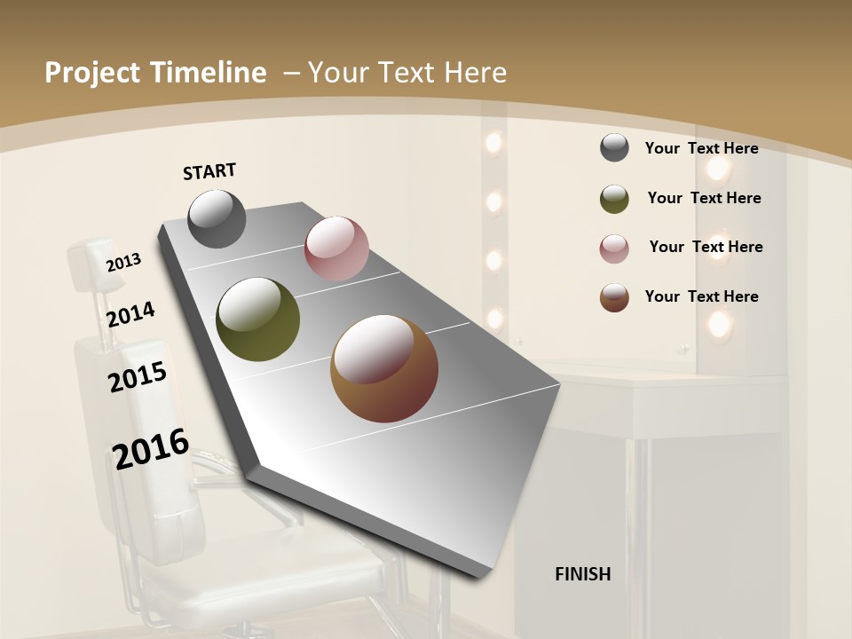 Hair Comfortable Health PowerPoint Template
