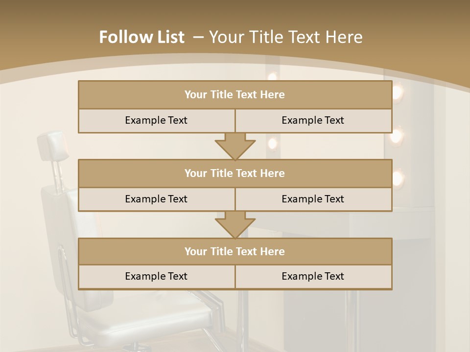 Hair Comfortable Health PowerPoint Template