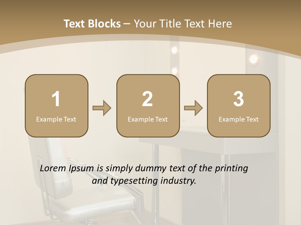 Hair Comfortable Health PowerPoint Template