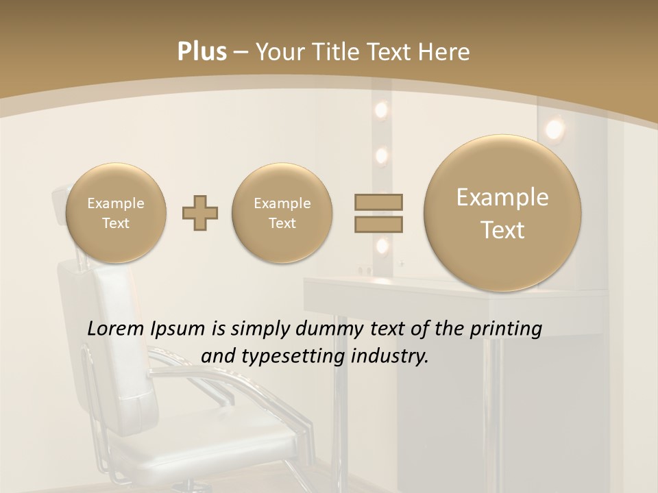 Hair Comfortable Health PowerPoint Template