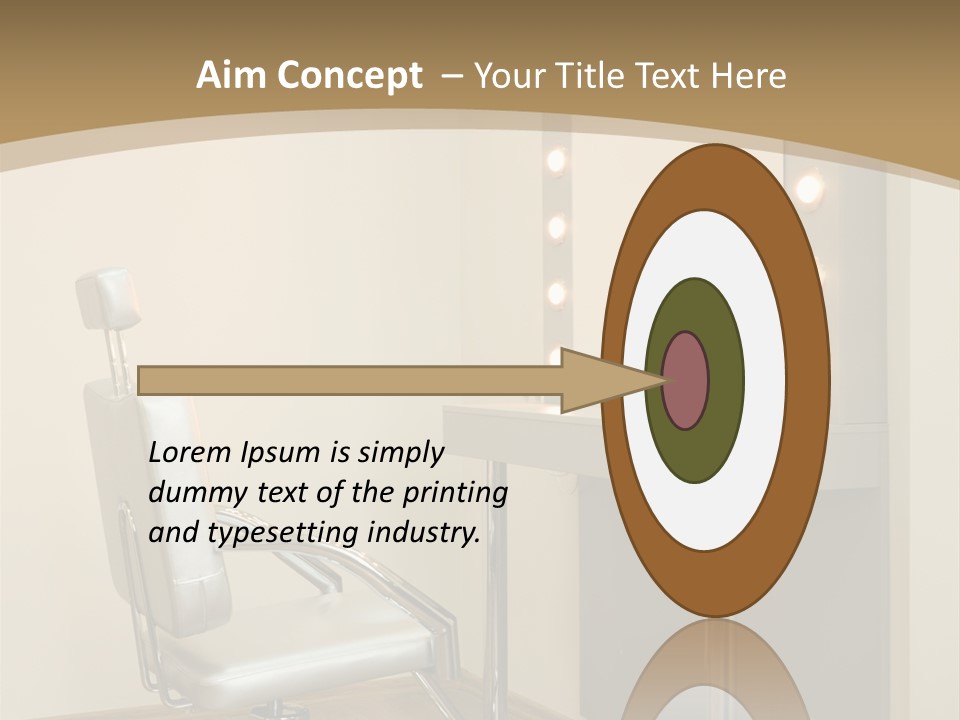 Hair Comfortable Health PowerPoint Template