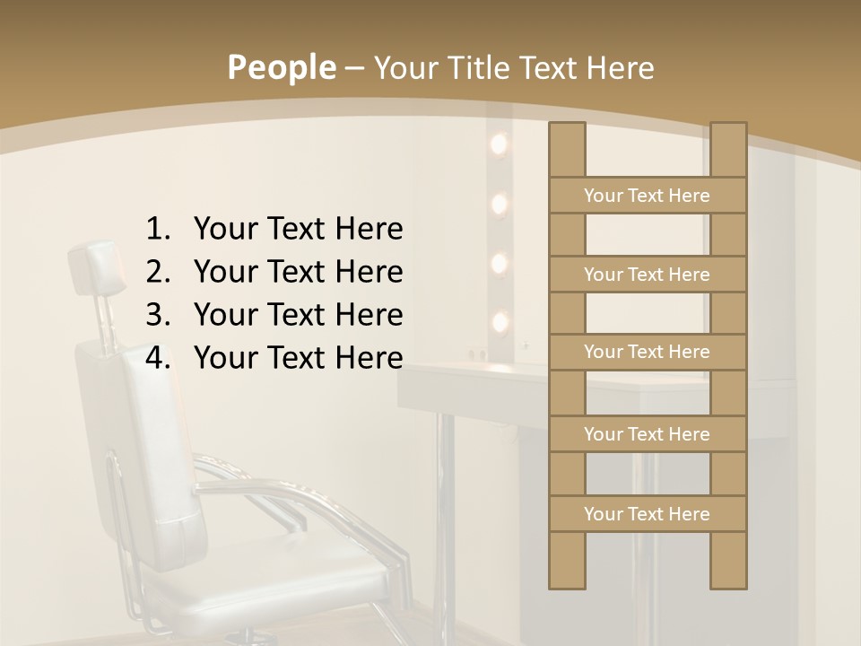 Hair Comfortable Health PowerPoint Template