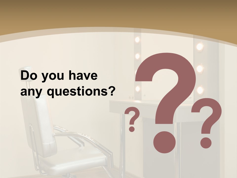 Hair Comfortable Health PowerPoint Template