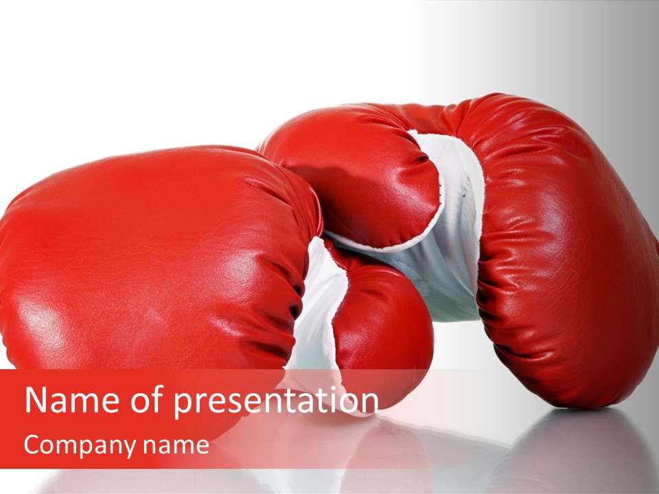 Boxing Gloves PowerPoint Template