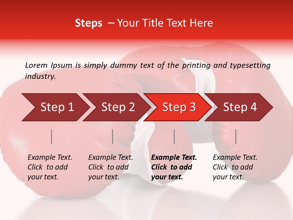Boxing Gloves PowerPoint Template