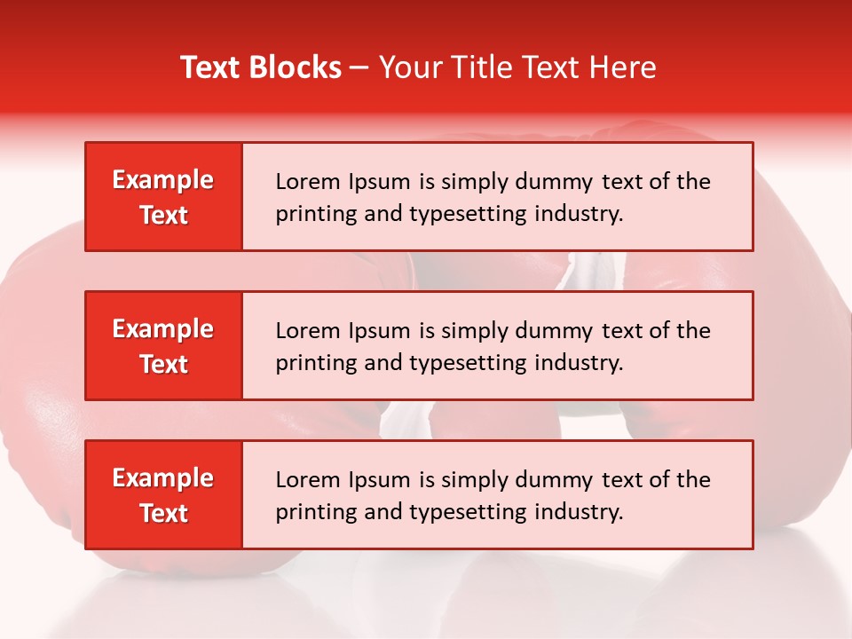 Boxing Gloves PowerPoint Template