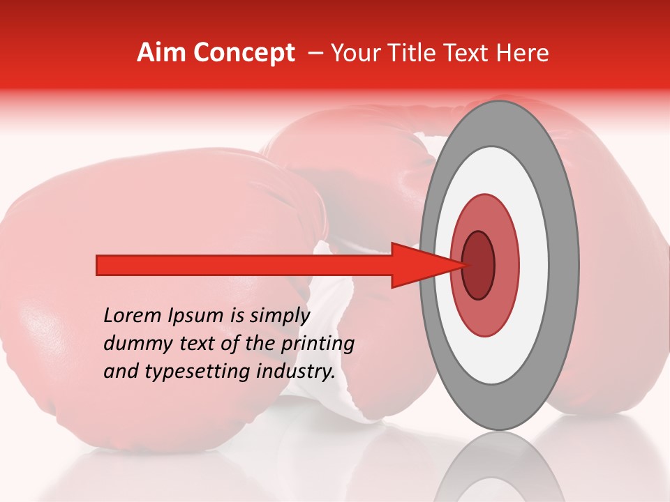 Boxing Gloves PowerPoint Template