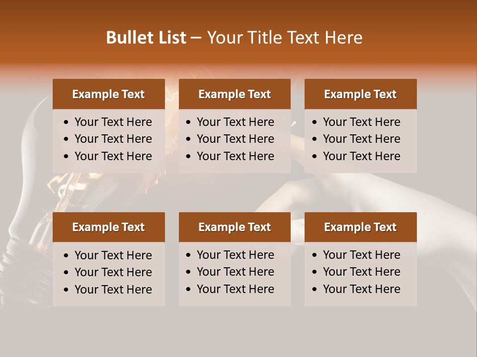 Red Success Flame PowerPoint Template