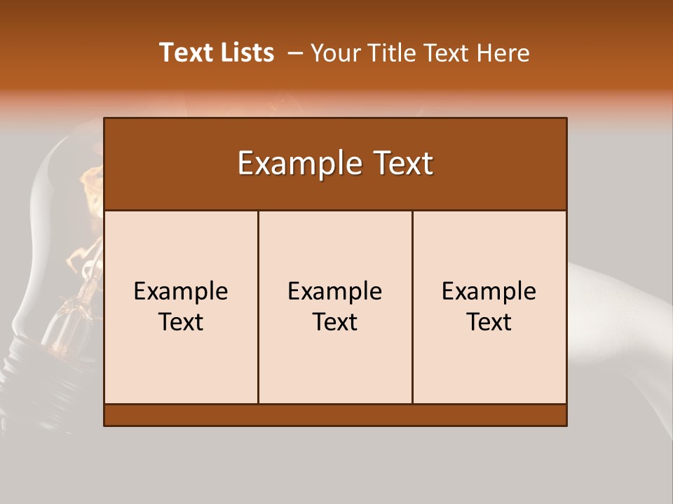 Red Success Flame PowerPoint Template