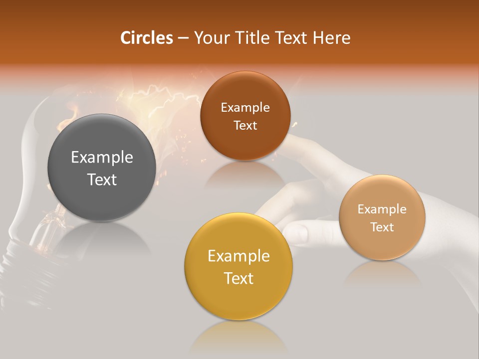 Red Success Flame PowerPoint Template