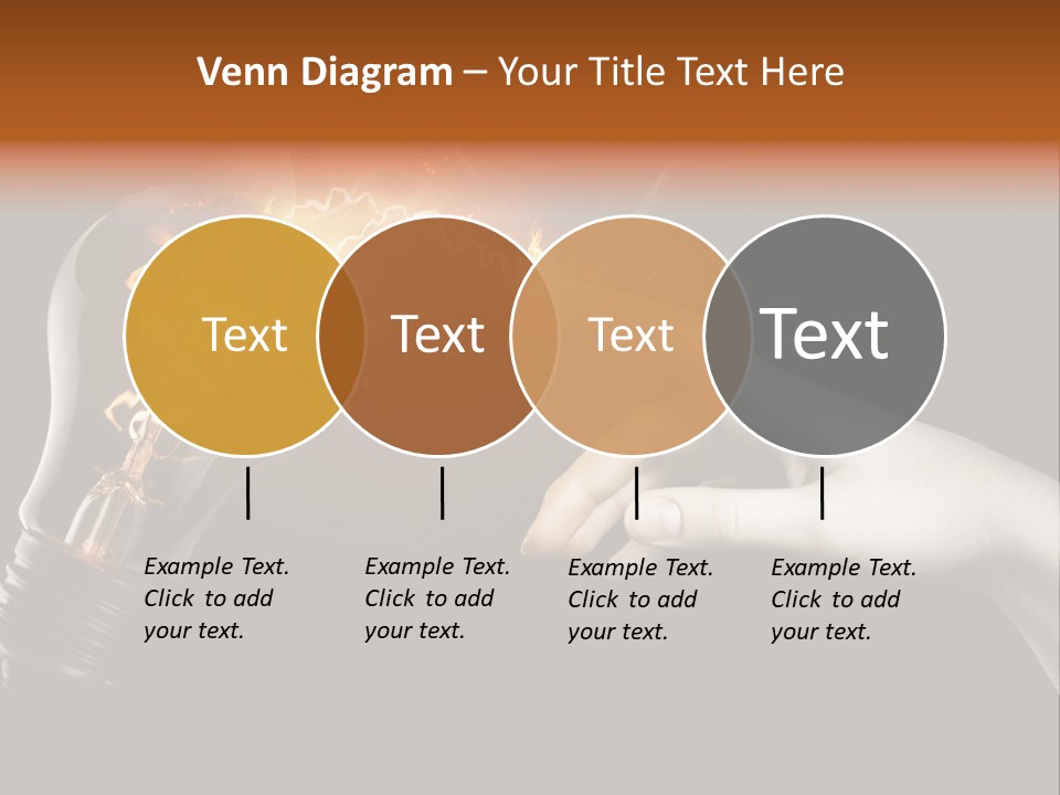 Red Success Flame PowerPoint Template