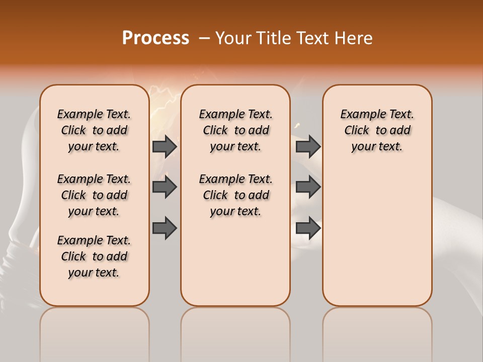 Red Success Flame PowerPoint Template