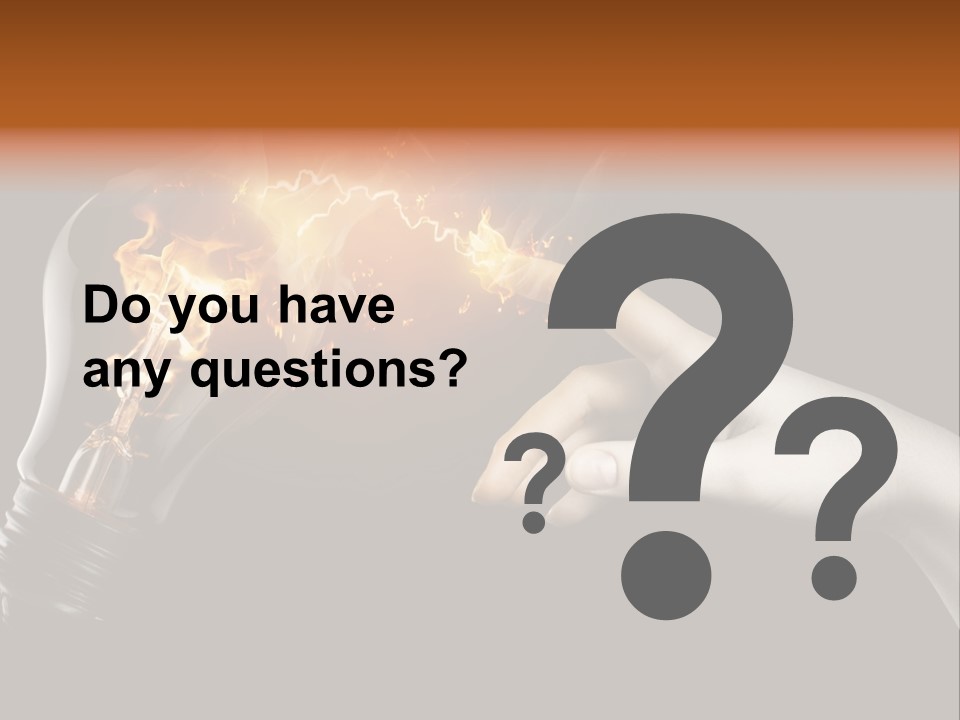 Red Success Flame PowerPoint Template