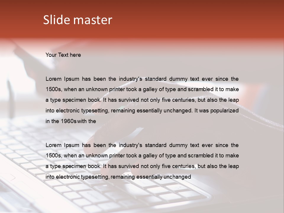 Call Work New PowerPoint Template