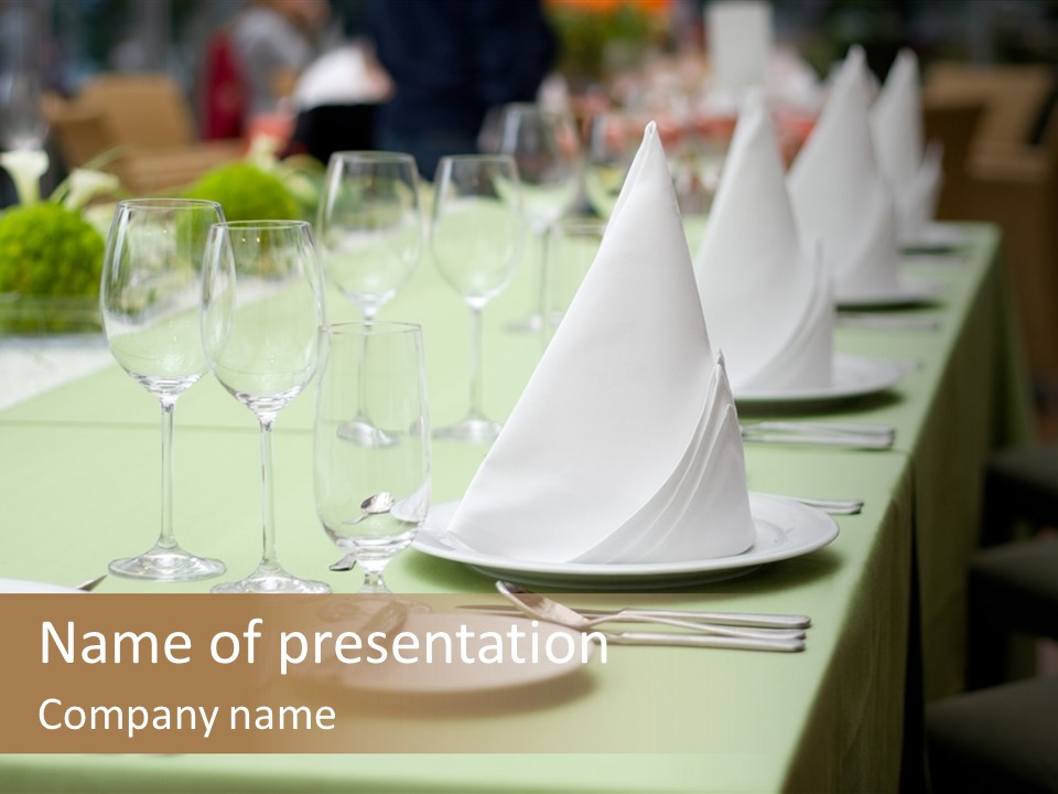 Elegant Meal Dining PowerPoint Template