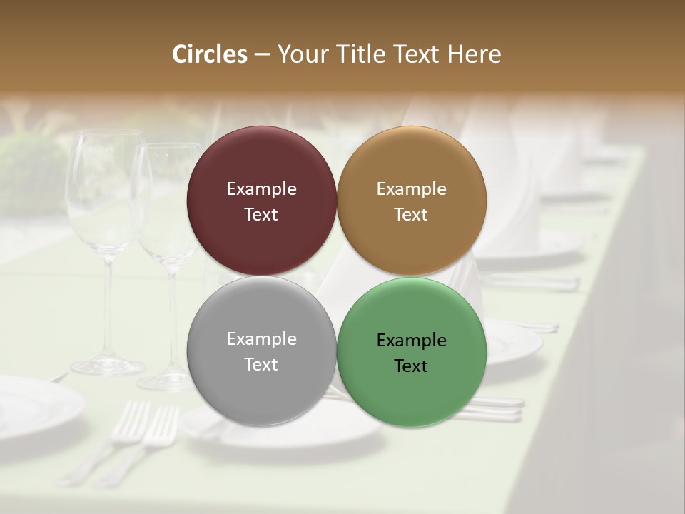 Elegant Meal Dining PowerPoint Template