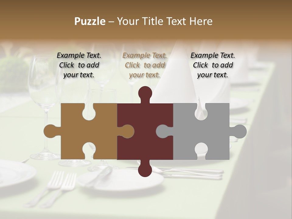 Elegant Meal Dining PowerPoint Template