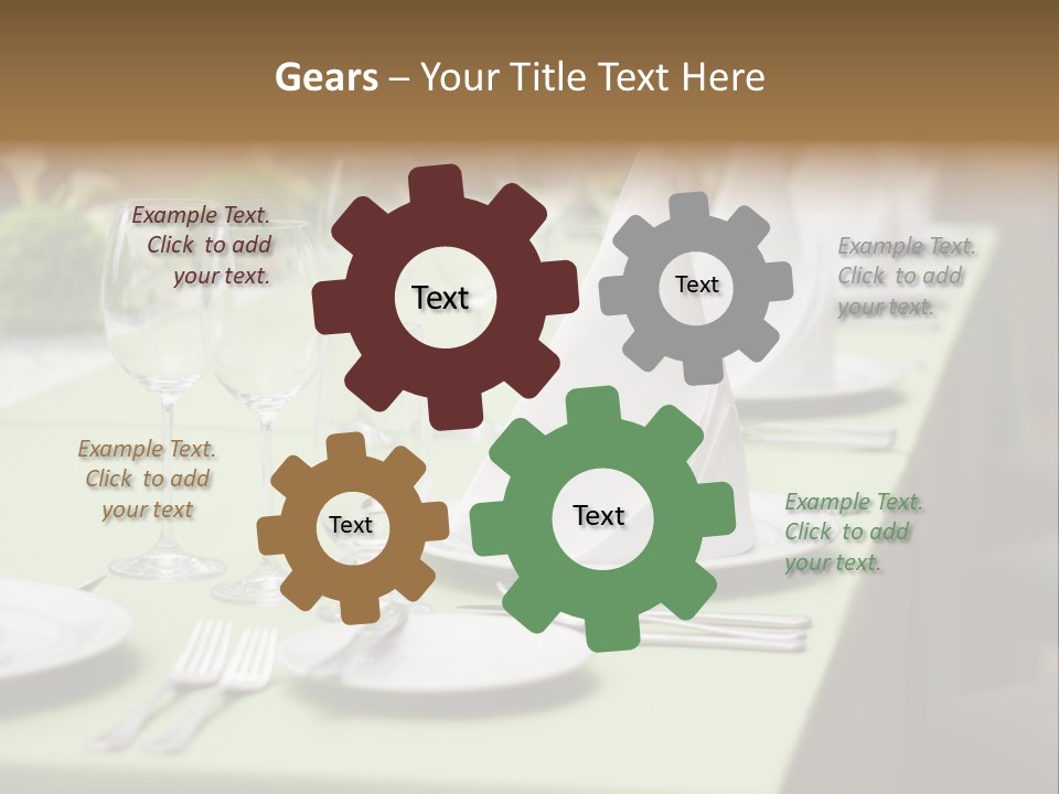 Elegant Meal Dining PowerPoint Template