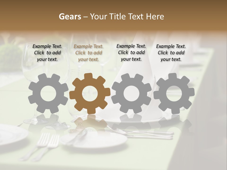Elegant Meal Dining PowerPoint Template
