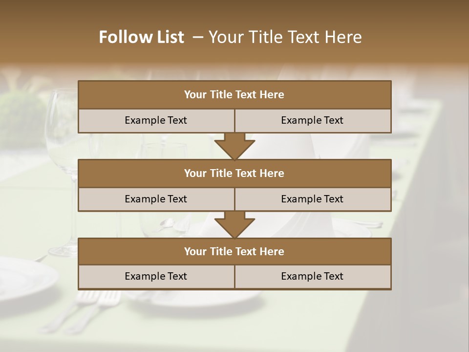 Elegant Meal Dining PowerPoint Template