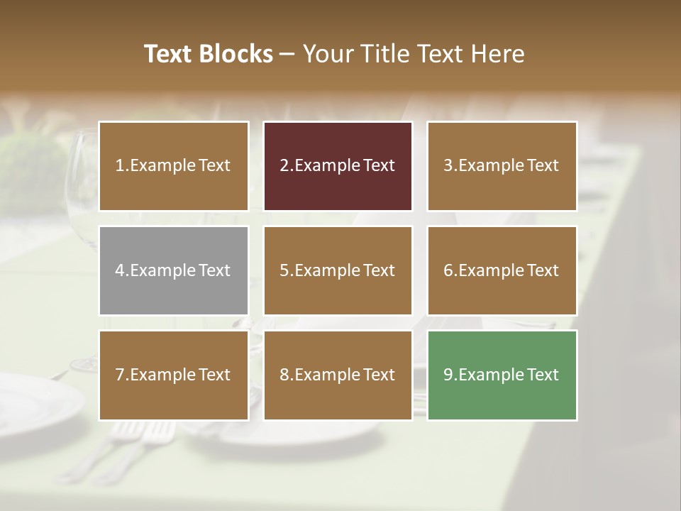 Elegant Meal Dining PowerPoint Template