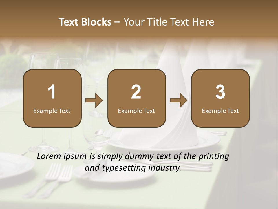 Elegant Meal Dining PowerPoint Template