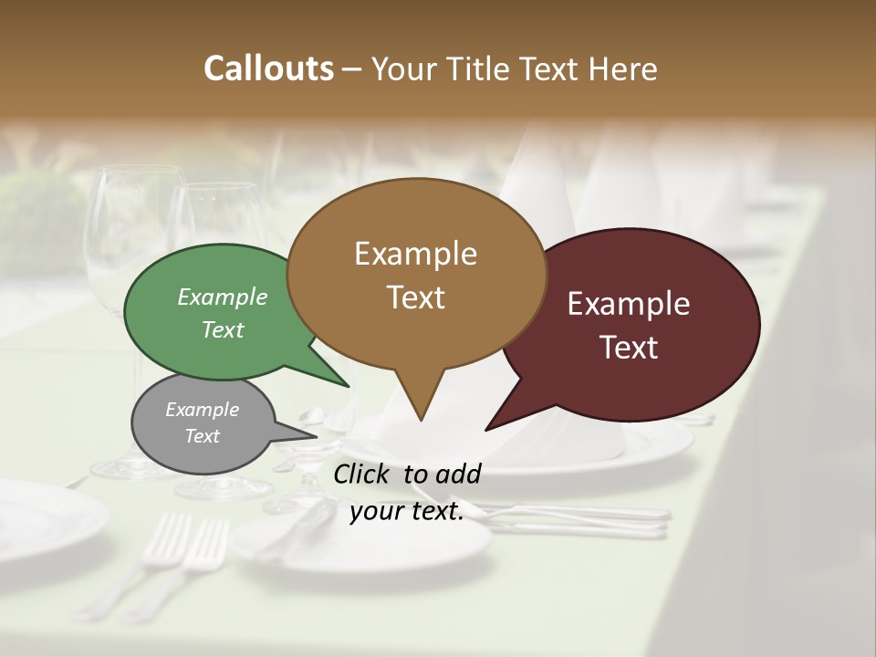 Elegant Meal Dining PowerPoint Template