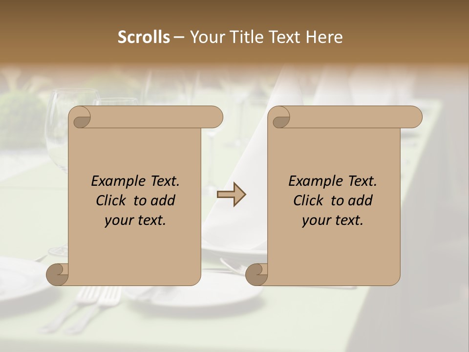 Elegant Meal Dining PowerPoint Template