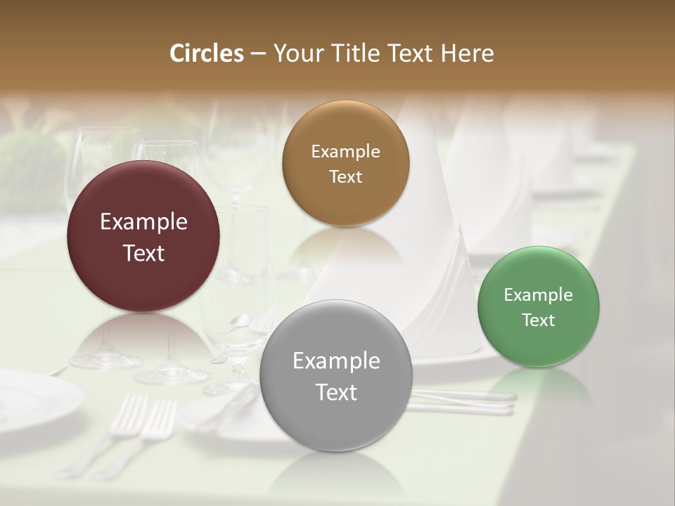 Elegant Meal Dining PowerPoint Template