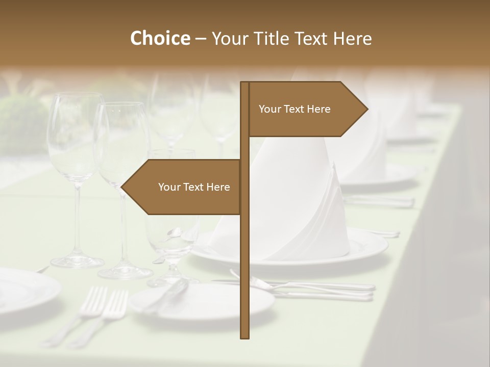 Elegant Meal Dining PowerPoint Template