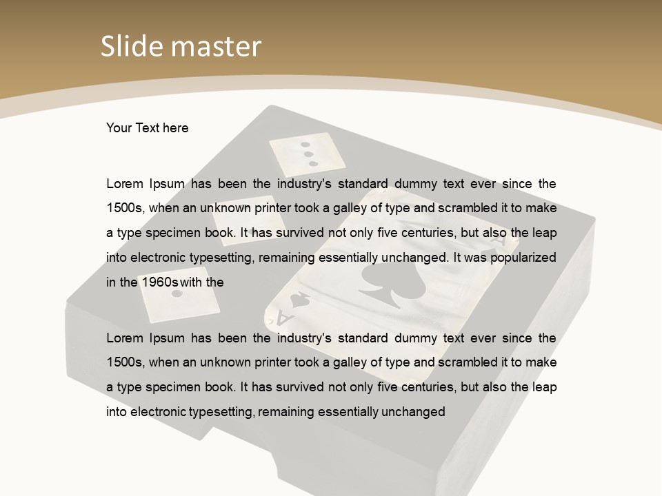 Wooden Path Game PowerPoint Template