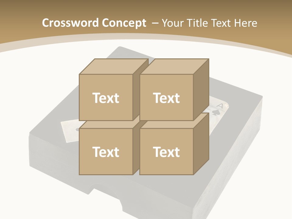 Wooden Path Game PowerPoint Template