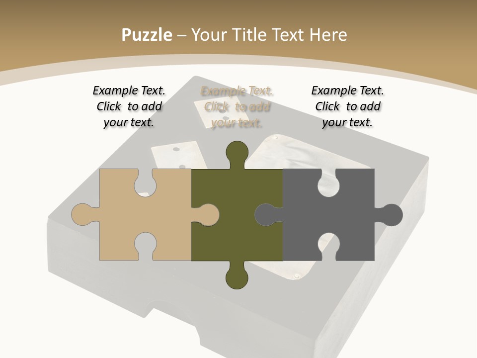 Wooden Path Game PowerPoint Template