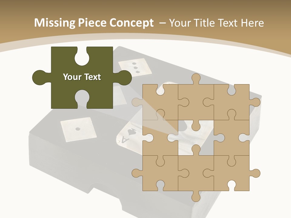 Wooden Path Game PowerPoint Template