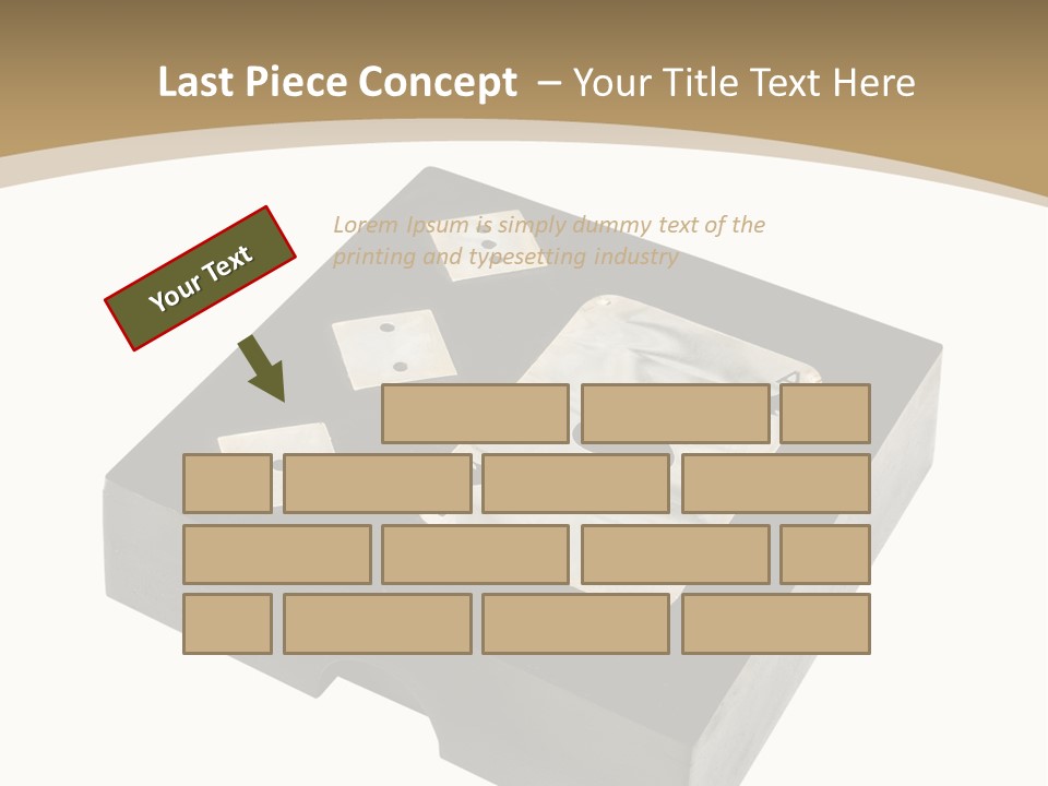 Wooden Path Game PowerPoint Template