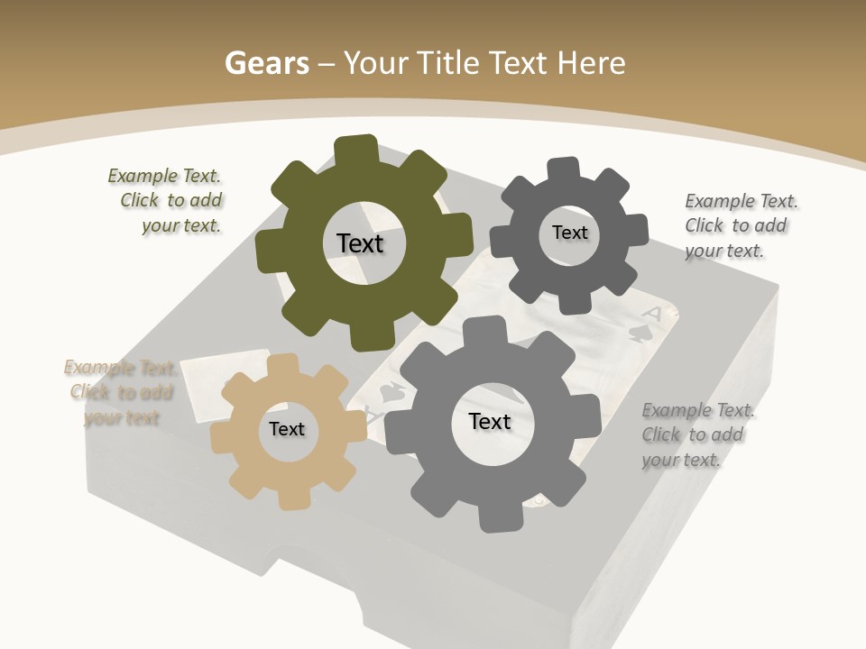 Wooden Path Game PowerPoint Template