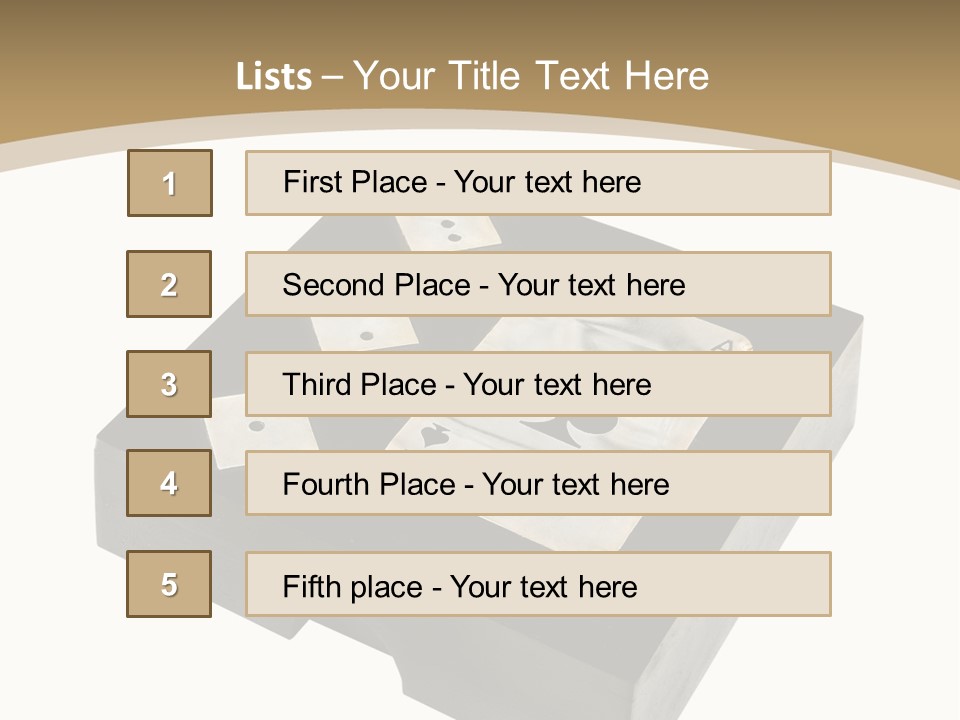 Wooden Path Game PowerPoint Template