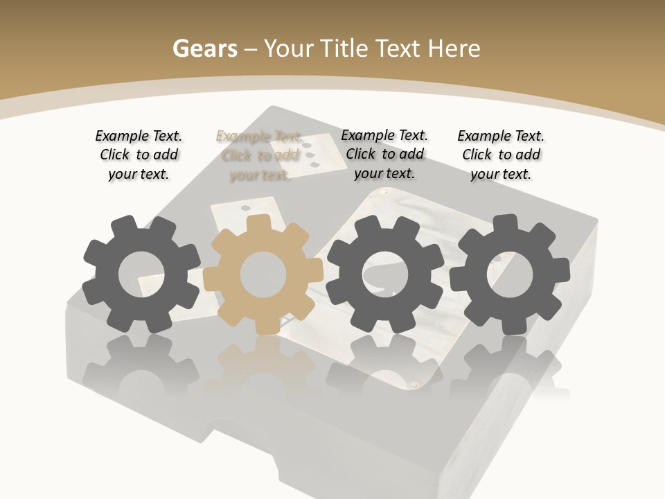 Wooden Path Game PowerPoint Template