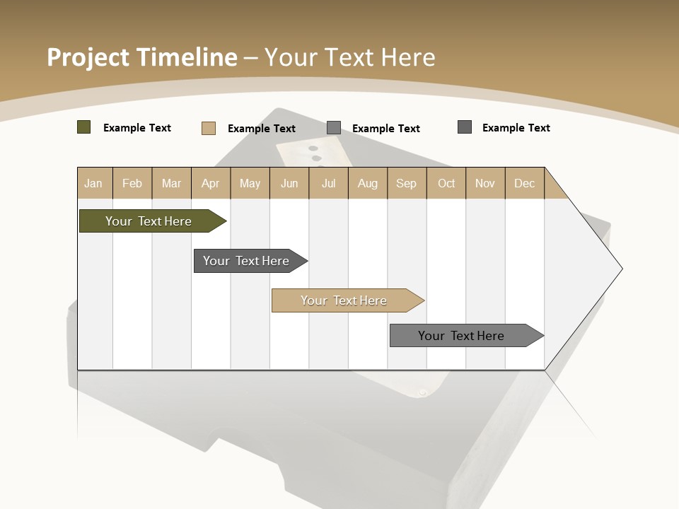 Wooden Path Game PowerPoint Template