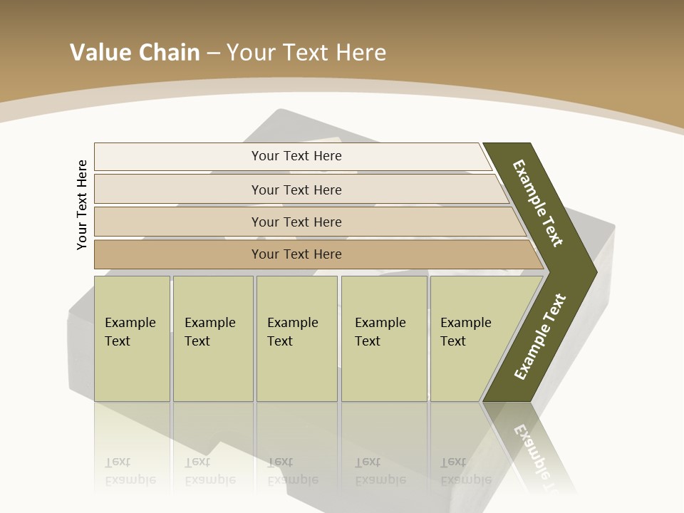 Wooden Path Game PowerPoint Template