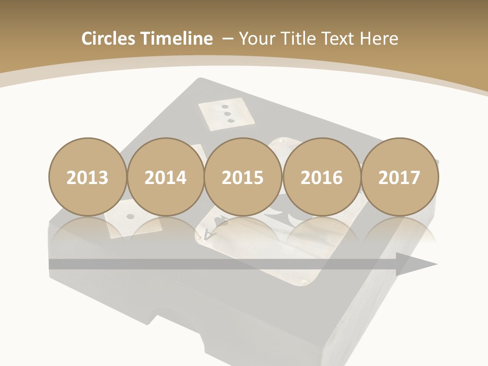 Wooden Path Game PowerPoint Template