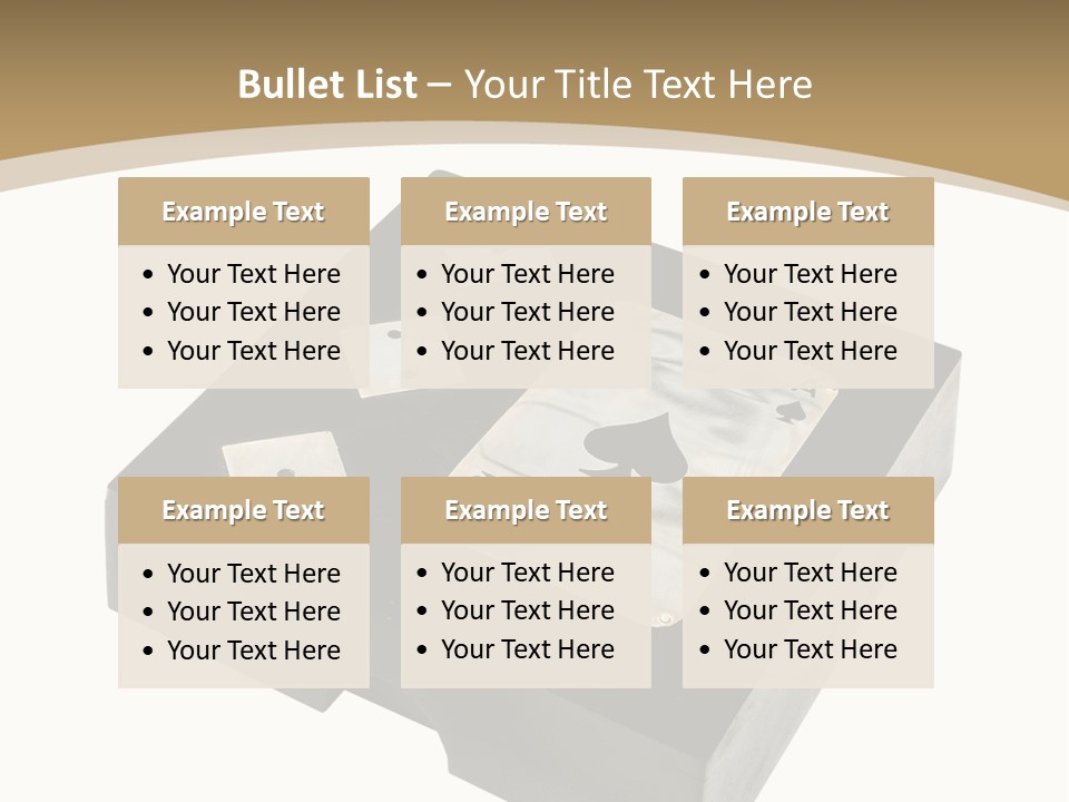 Wooden Path Game PowerPoint Template