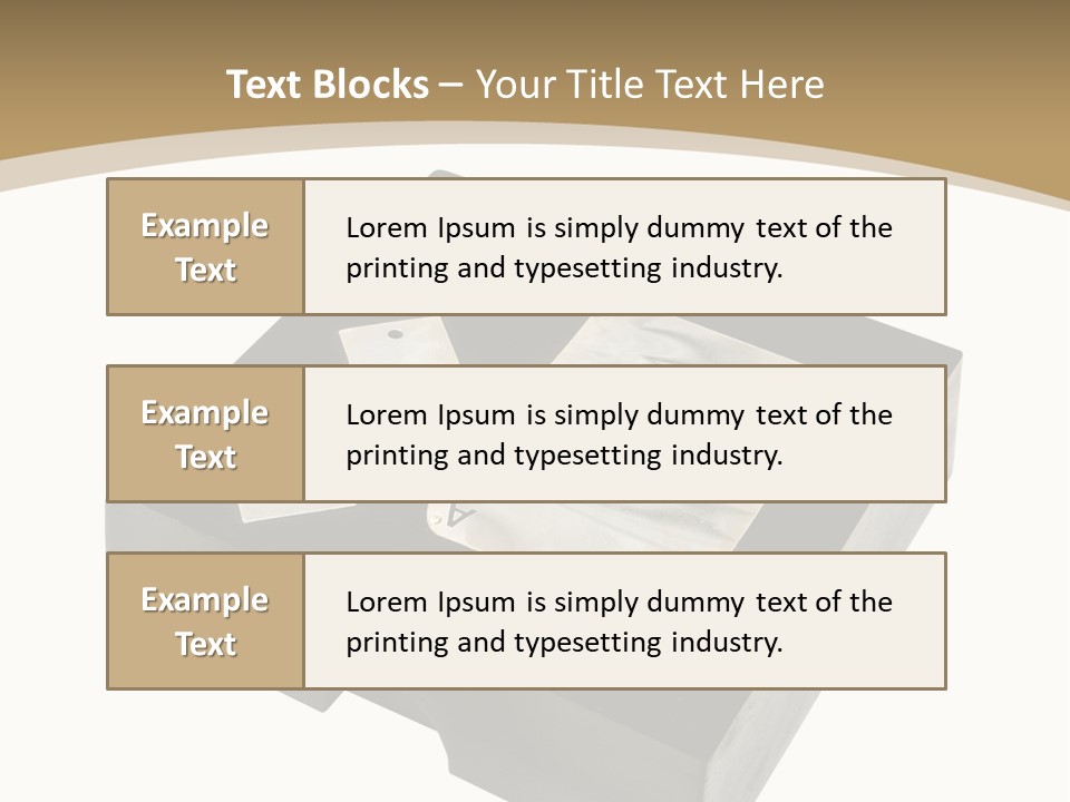 Wooden Path Game PowerPoint Template